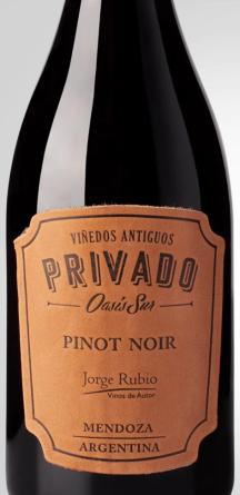 Jorge Rubio Privado Oasis Sur Pinot Noir 6x750cc.